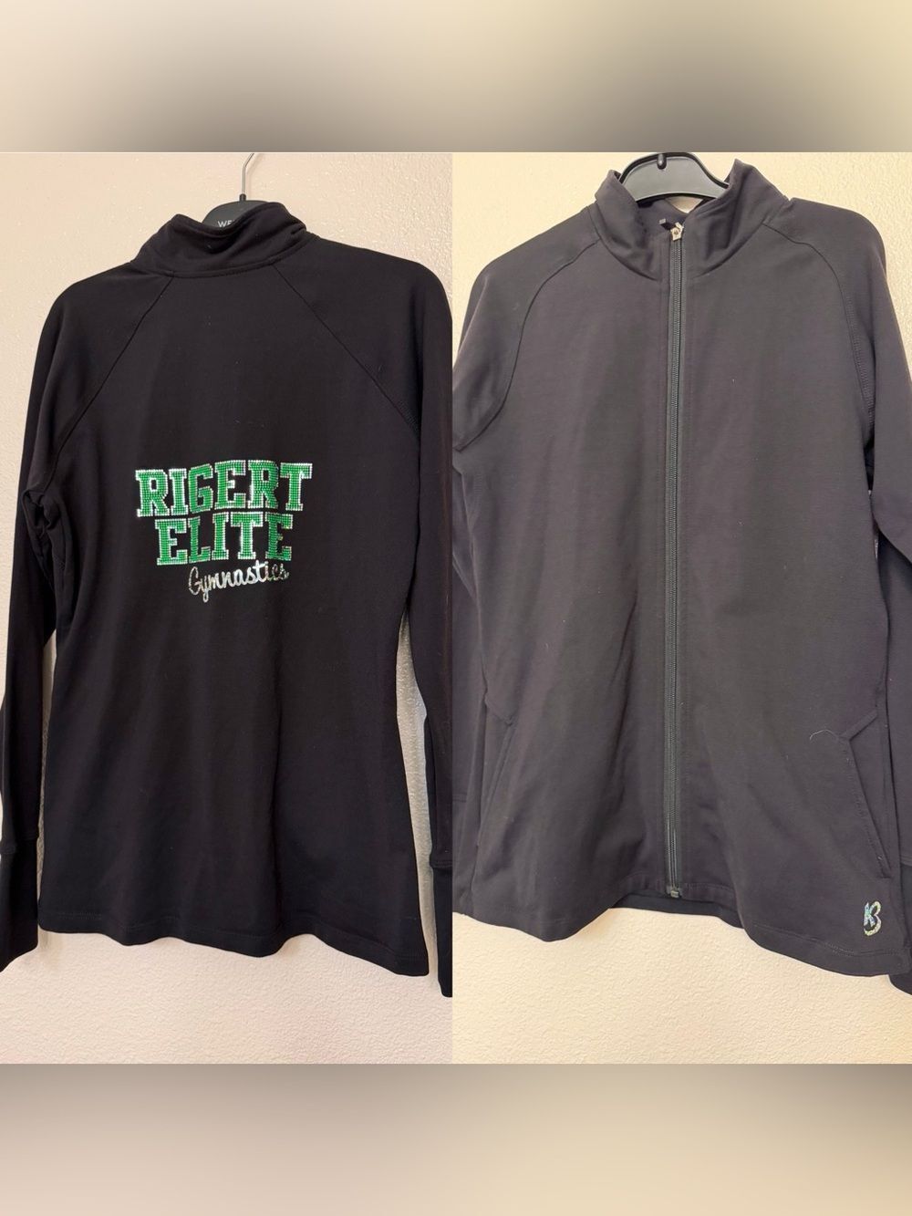 Full zip up warm up gymnastics jacket woman’s small